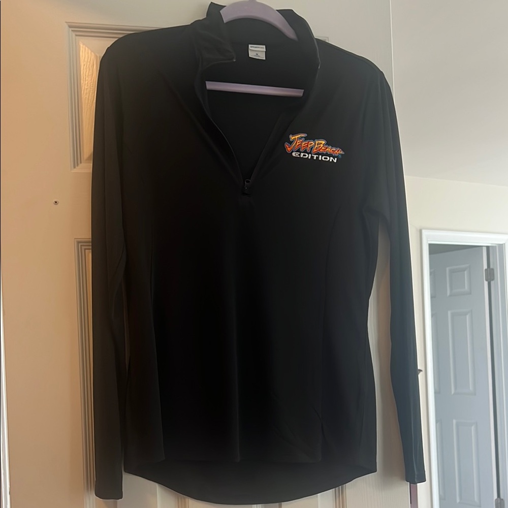 Jeep Black Long Sleeve Women's Top
